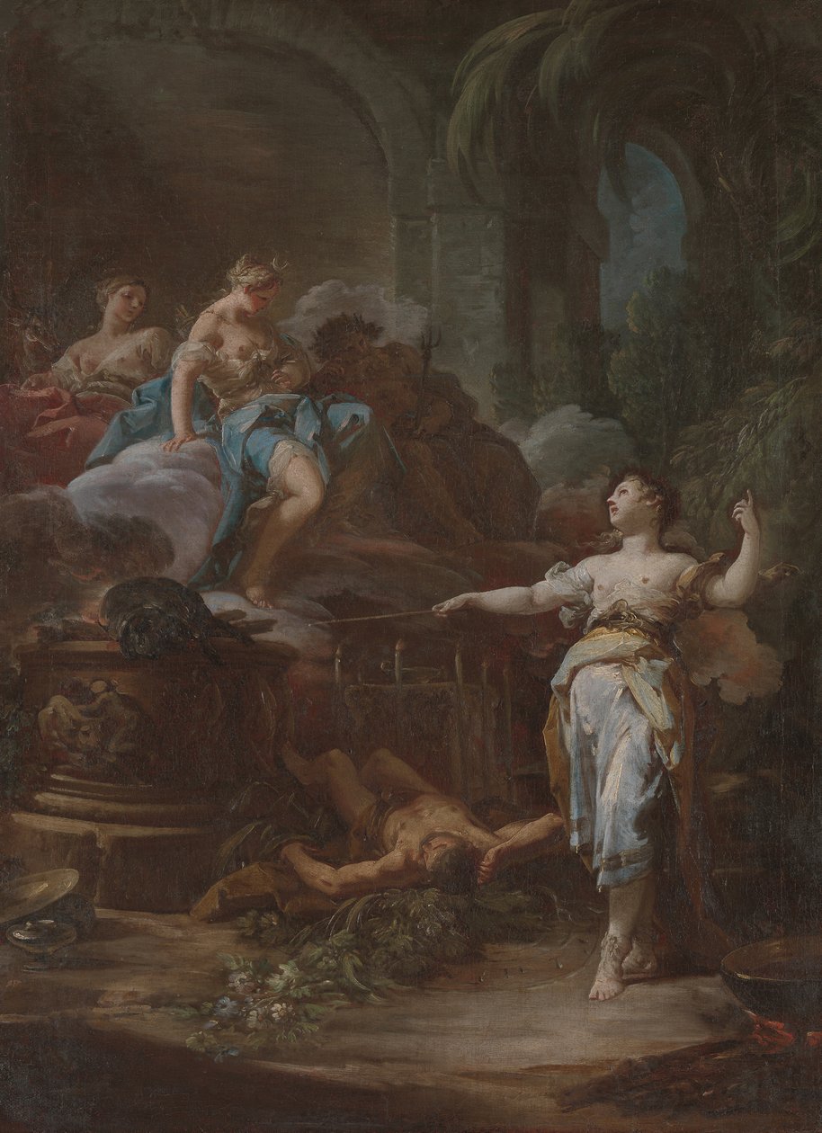 Medea Rejuvenating Aeson、ca. 1760。 作： コラード・ジャキント