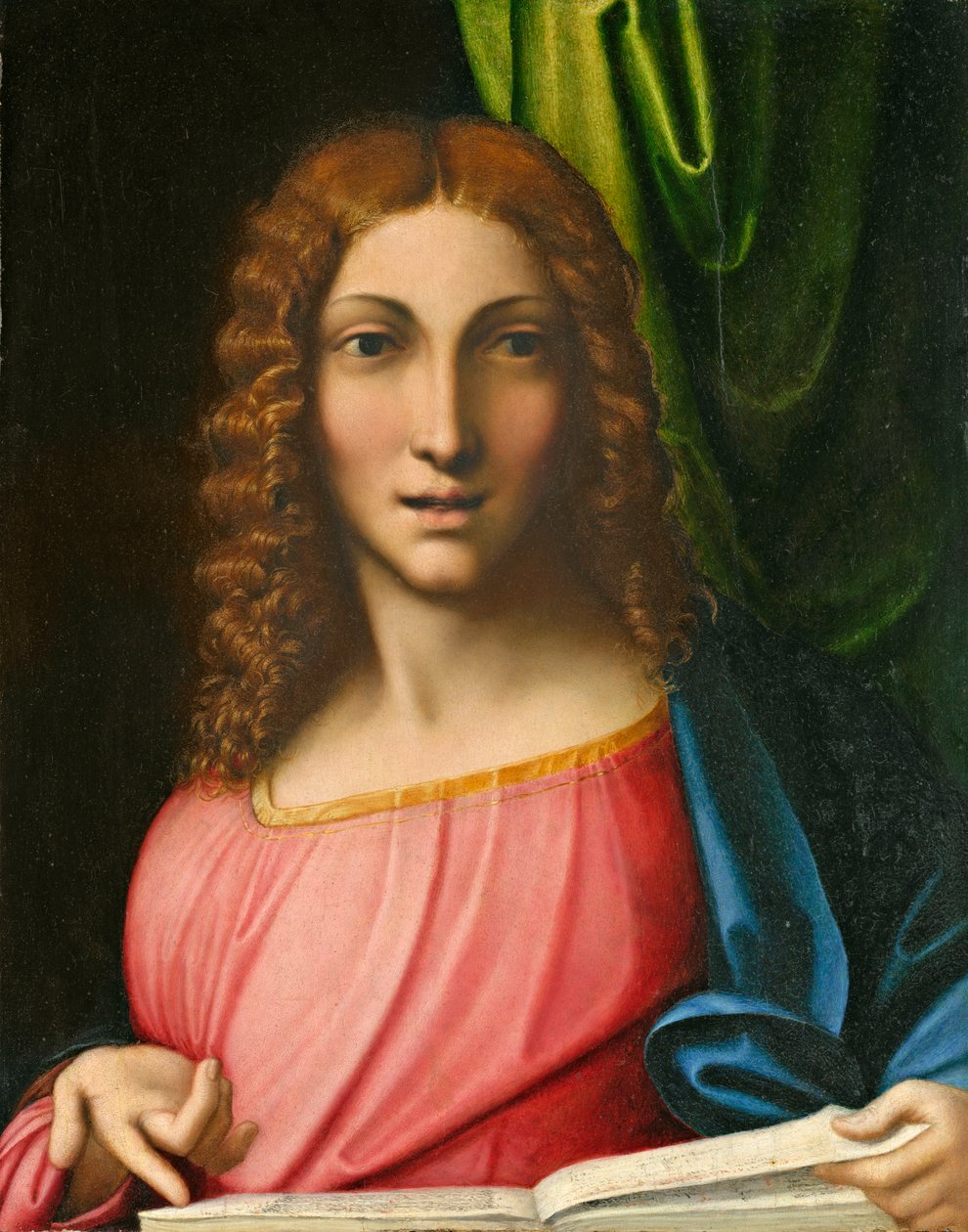 サルヴァトール・ムンディ、1515年頃 作： アントニオ・ダ・コレッジョ