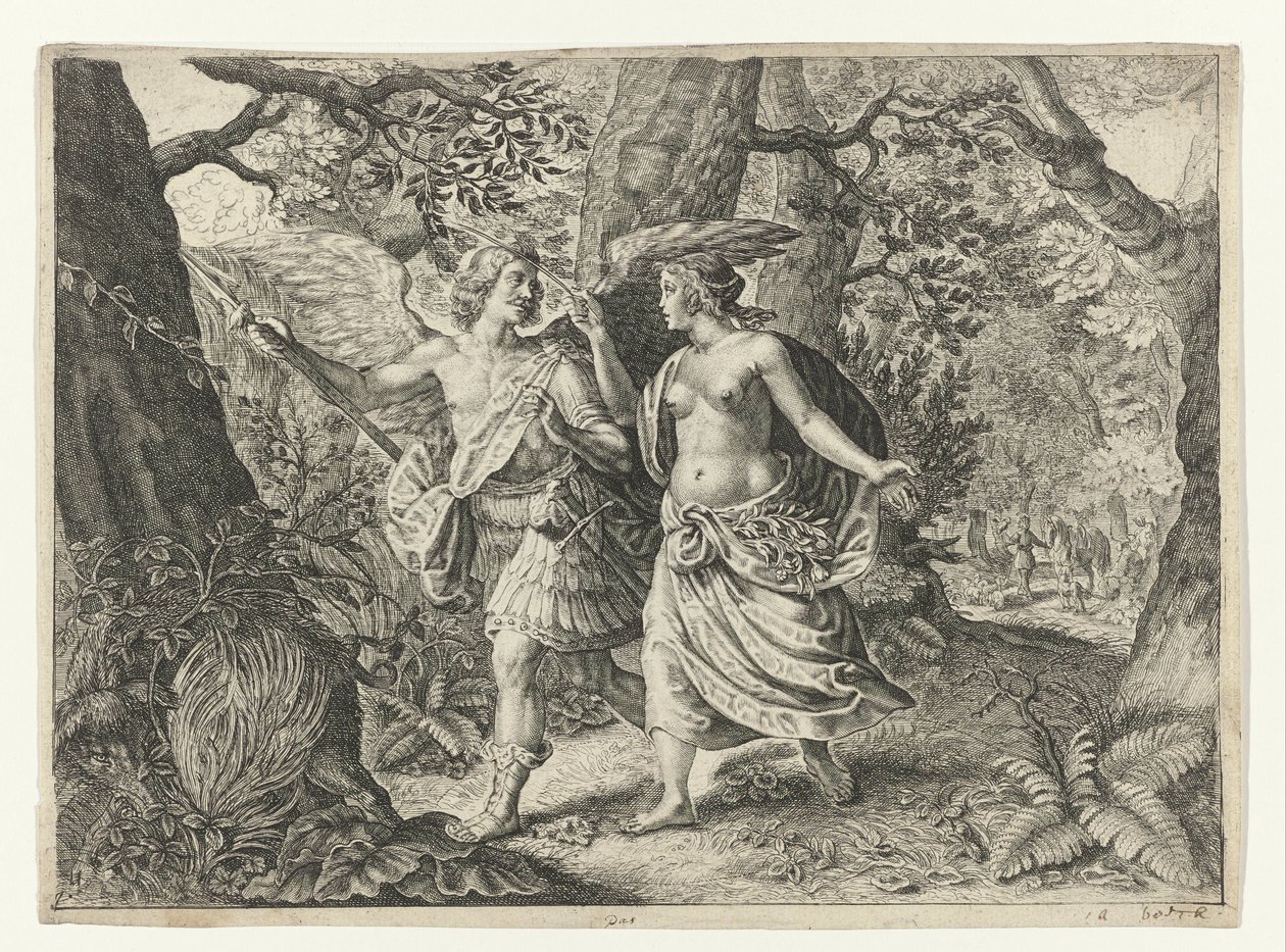 キルケーはピカスをキツツキに変える Ovid