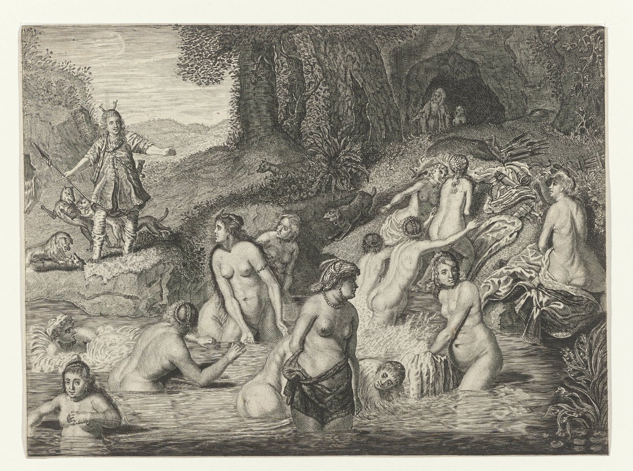 ダイアナはアクタイオンを鹿に変える Ovid