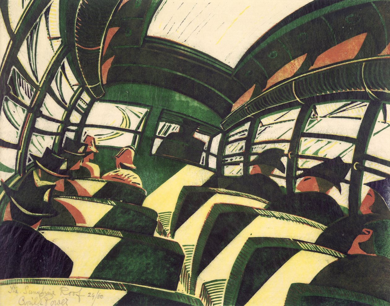 サンシャインルーフ、1934年頃（リソ） 作： シリル・エドワード・パワー