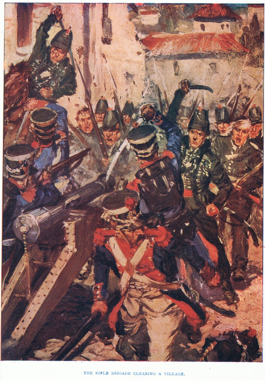 1915年に村を制圧したライフル旅団 作： サイラスクネオ