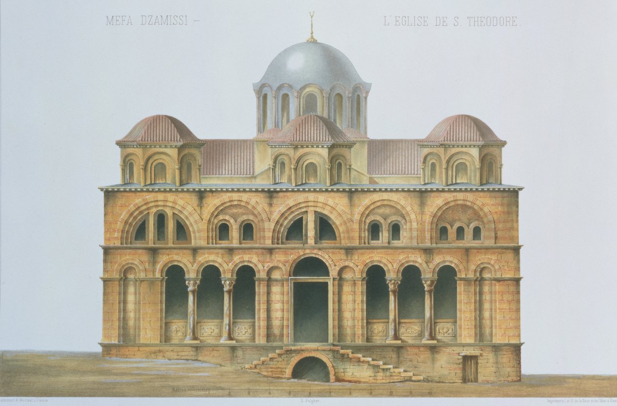 「コンスタンティノープル教会建築」のパブ。ウィーンのレーマンとヴェンツェル、1870年から80年まで 作： D.プルガー