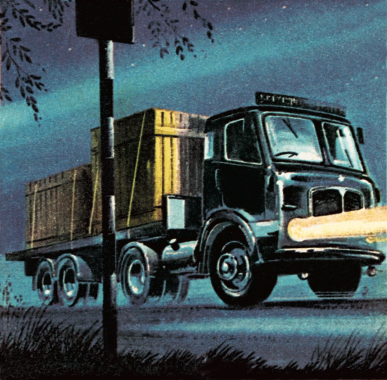 国営ブリティッシュ・ロード・サービスの貨物車 作： ダン・エスコット