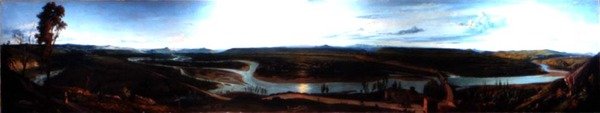 広大な川の流れを一望 作： ダニエル（円）エスコバル