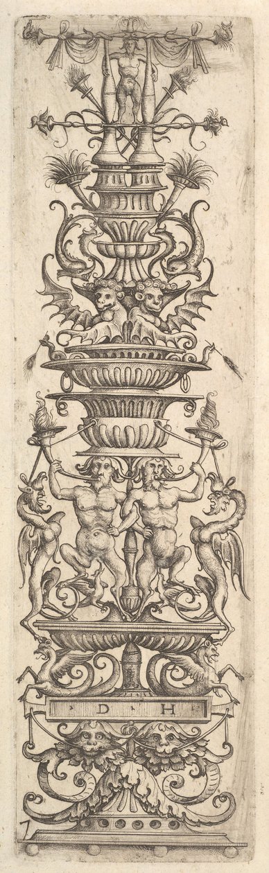 Candelabraグロテスク、ca。 1485-1536。 作： ダニエルホッファー