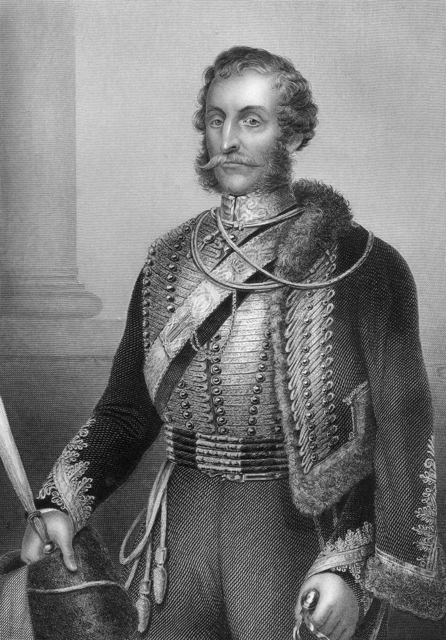 カーディガン伯爵、1857年 作： ダニエル・ジョン・パウンド