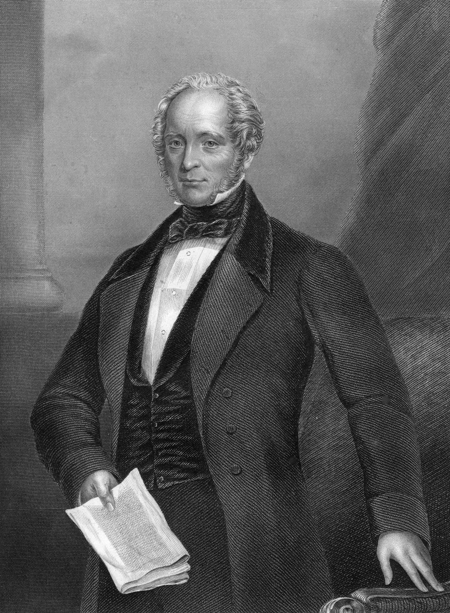 ヘンリージョンテンプル1784-1865、第3子爵パーマストン、イギリスの政治家、1857年。 作： ダニエル・ジョン・パウンド