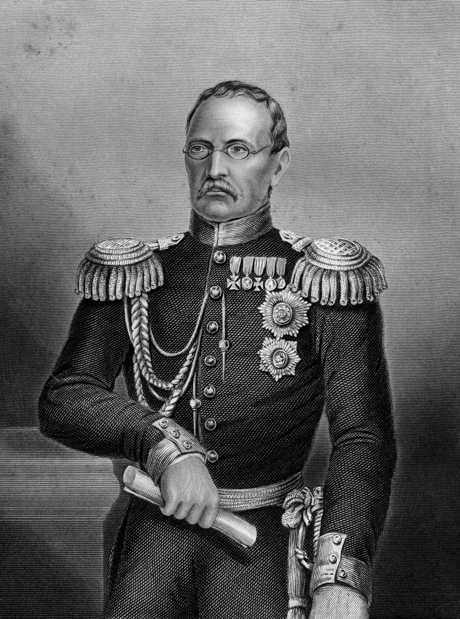 ゴルトシャコフ王子、ロシア兵、1857 作： ダニエル・ジョン・パウンド