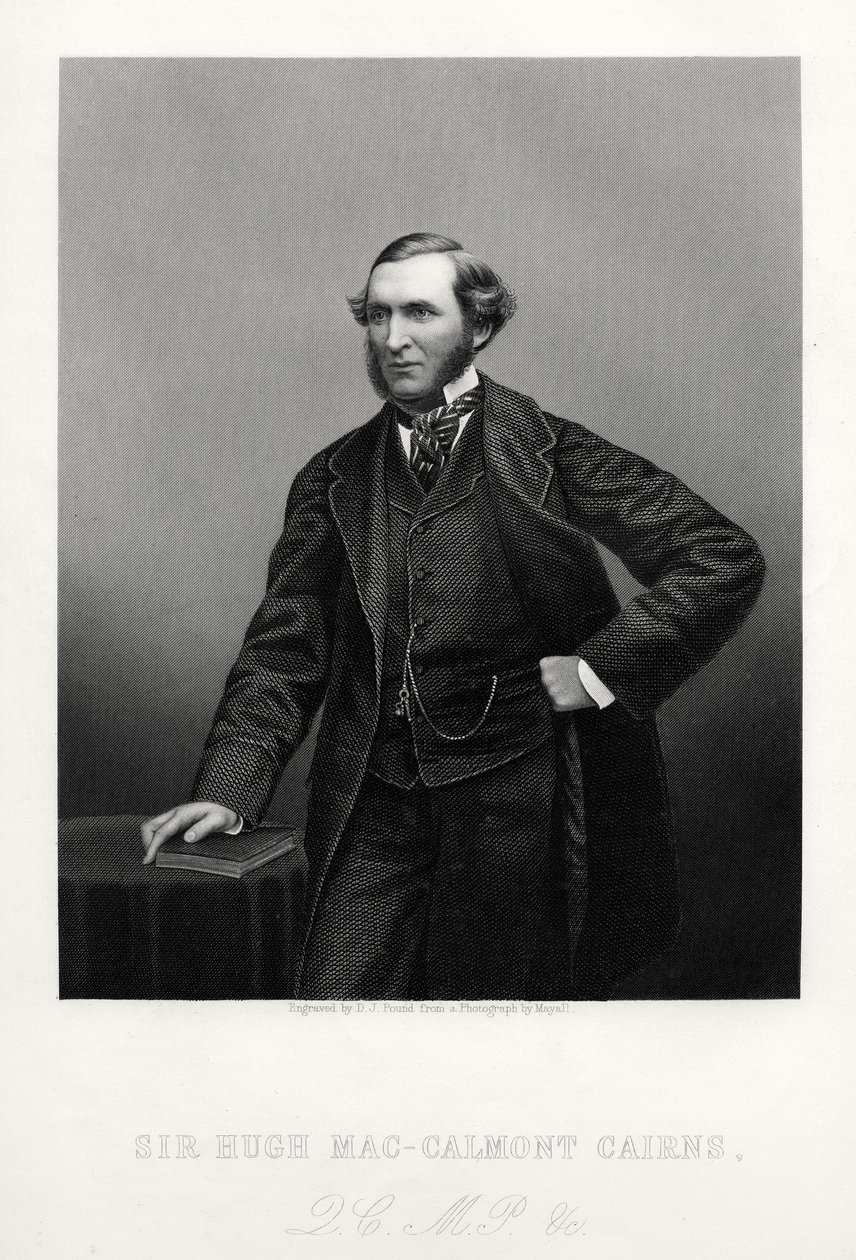 サーマックカーモントケアンズ、イギリスの政治家、c1880 作： ダニエル・ジョン・パウンド
