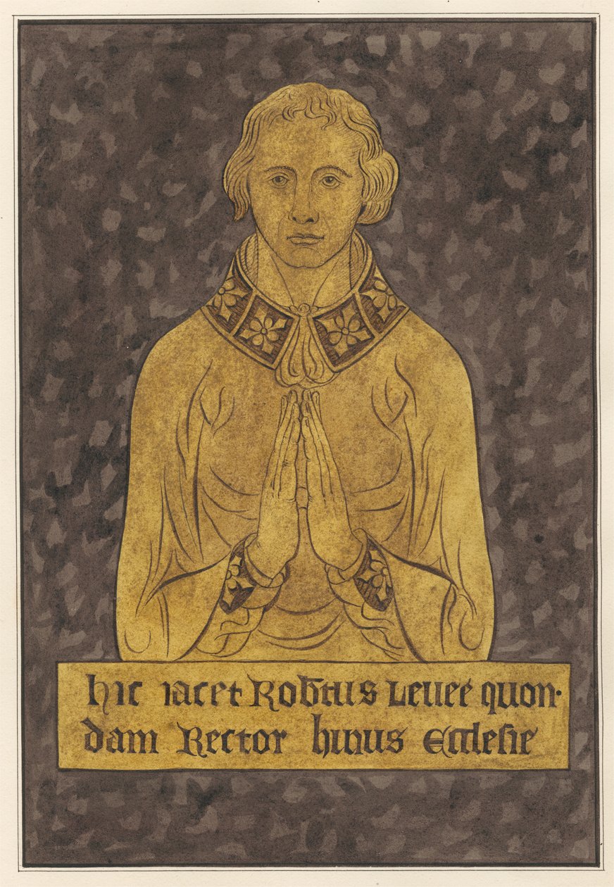 Placa de latão para Robert Lellee da Hayes Church 作： ダニエル・ライソンズ