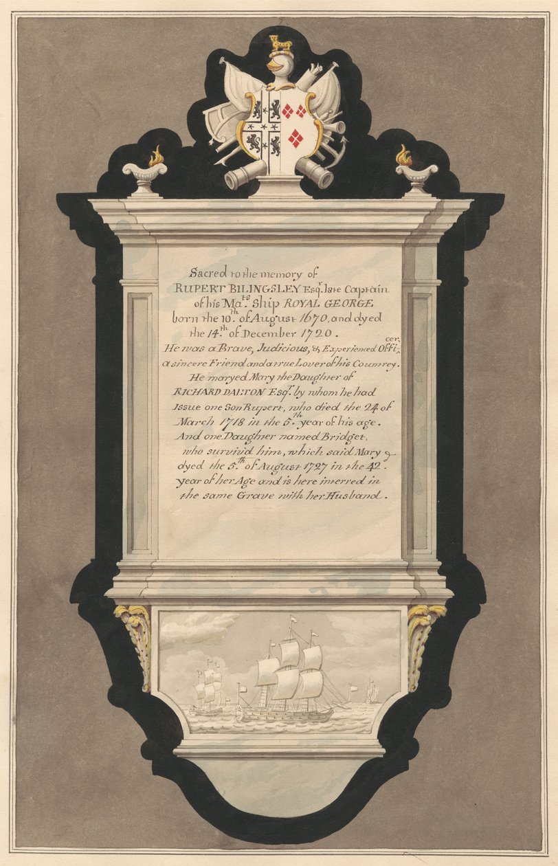 Memorial a Rupert e Mary Billingsley da Drayton Church 作： ダニエル・ライソンズ
