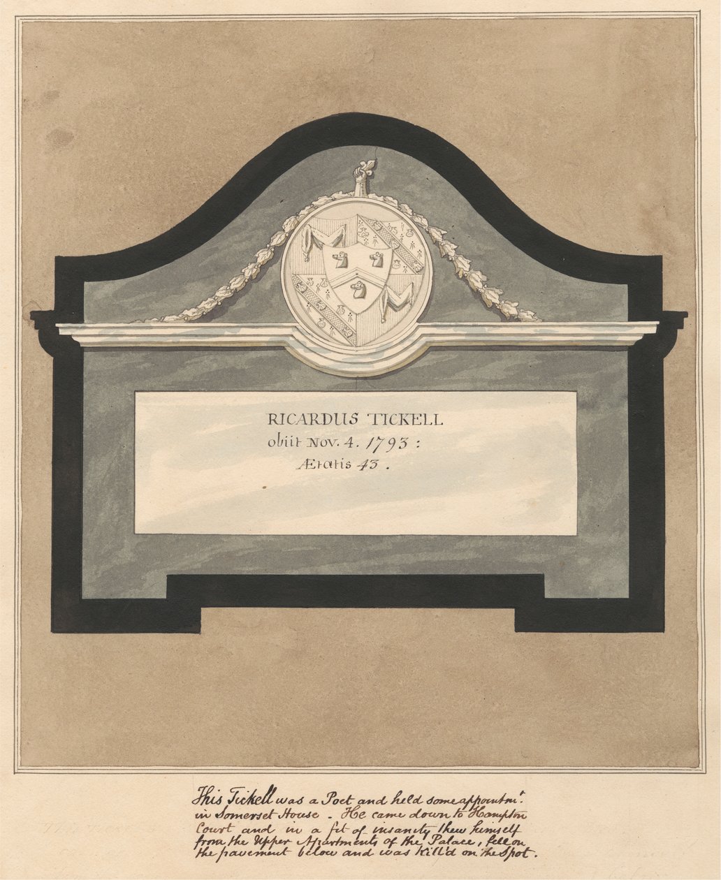 Memorial to a Poet, Richard Tickell from Hampton Church   1434567   ja       japanese Successfully Translated  Original: "Ill fight you," said Billy (colour litho) Translat: "I