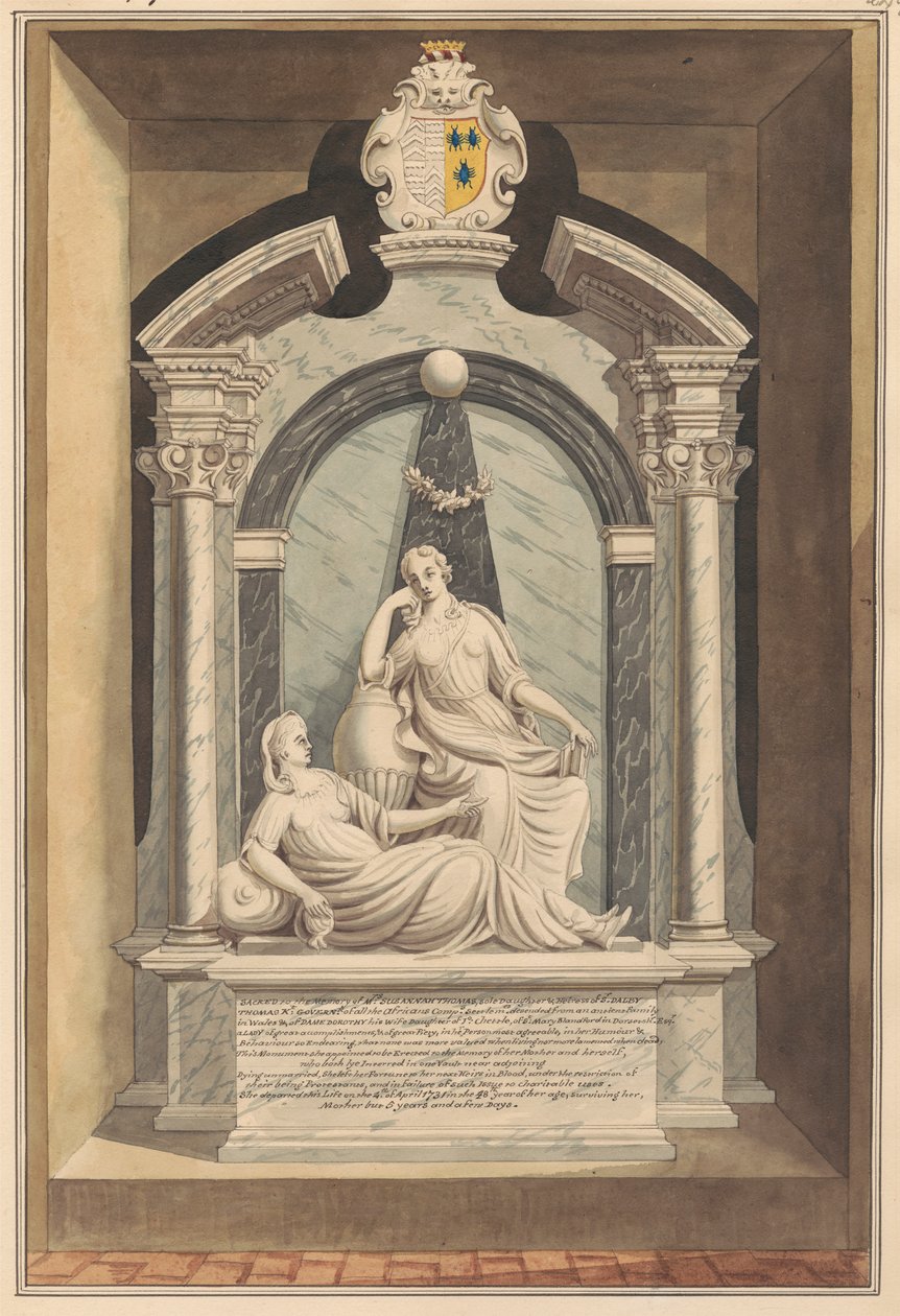 Tomb of Mrs. Susannah Thomas and Dame Dorothy Thomas from Hampton Church   1437911   ja       japanese Successfully Translated  Original: Wooded Scene with a Couple Laying under a Tree, by a Stream Translat: Wooded Scene with a Couple Laying under a Tree,  作： ダニエル・ライソンズ