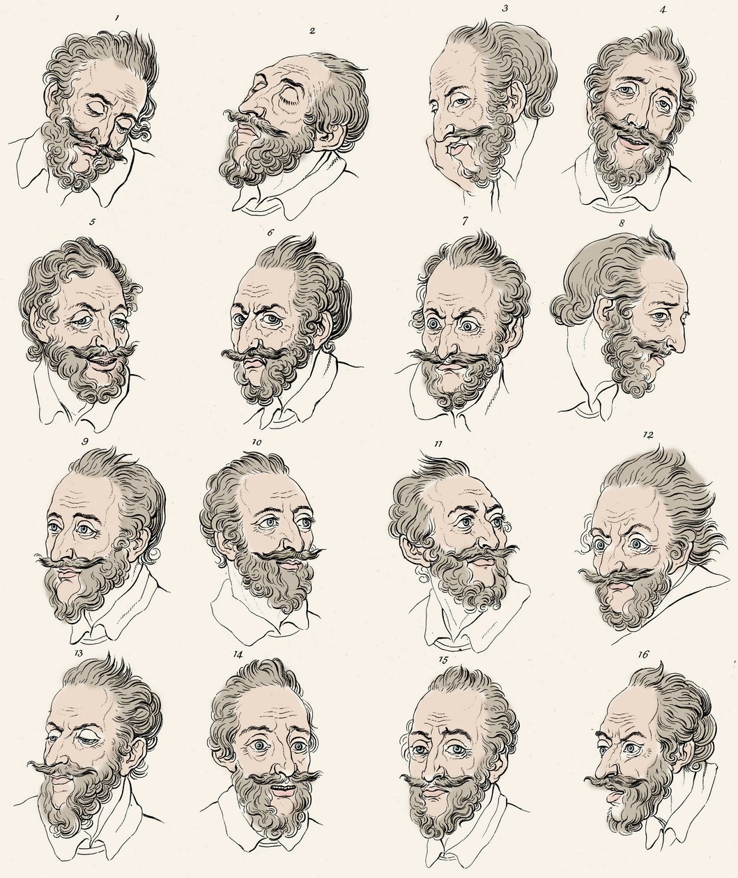 フランス王アンリ4世(1553-1610)の「人類の知識と愛を促進するための人相学に関するエッセイ」John Caspar LAVATER - Daniel Chodowieckiの後のエングレーヴィング。 作： ダニエル・ニコラウス（後）Chodowiecki