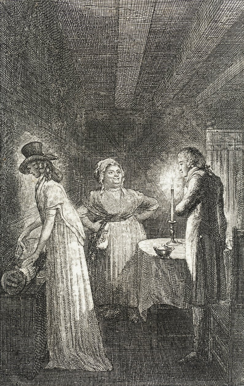 『1799年のベッカー年鑑』の挿絵 作： ダニエル・ニコラウス・チョドヴィエツキ