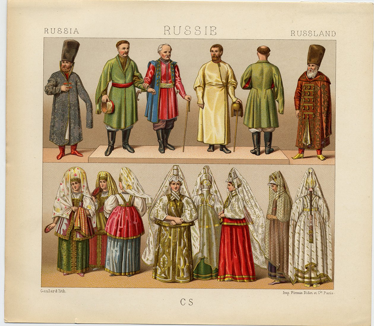 ロシアのドレス、1880 作： ダニエル・ウラビエタ・ヴィエルジュ