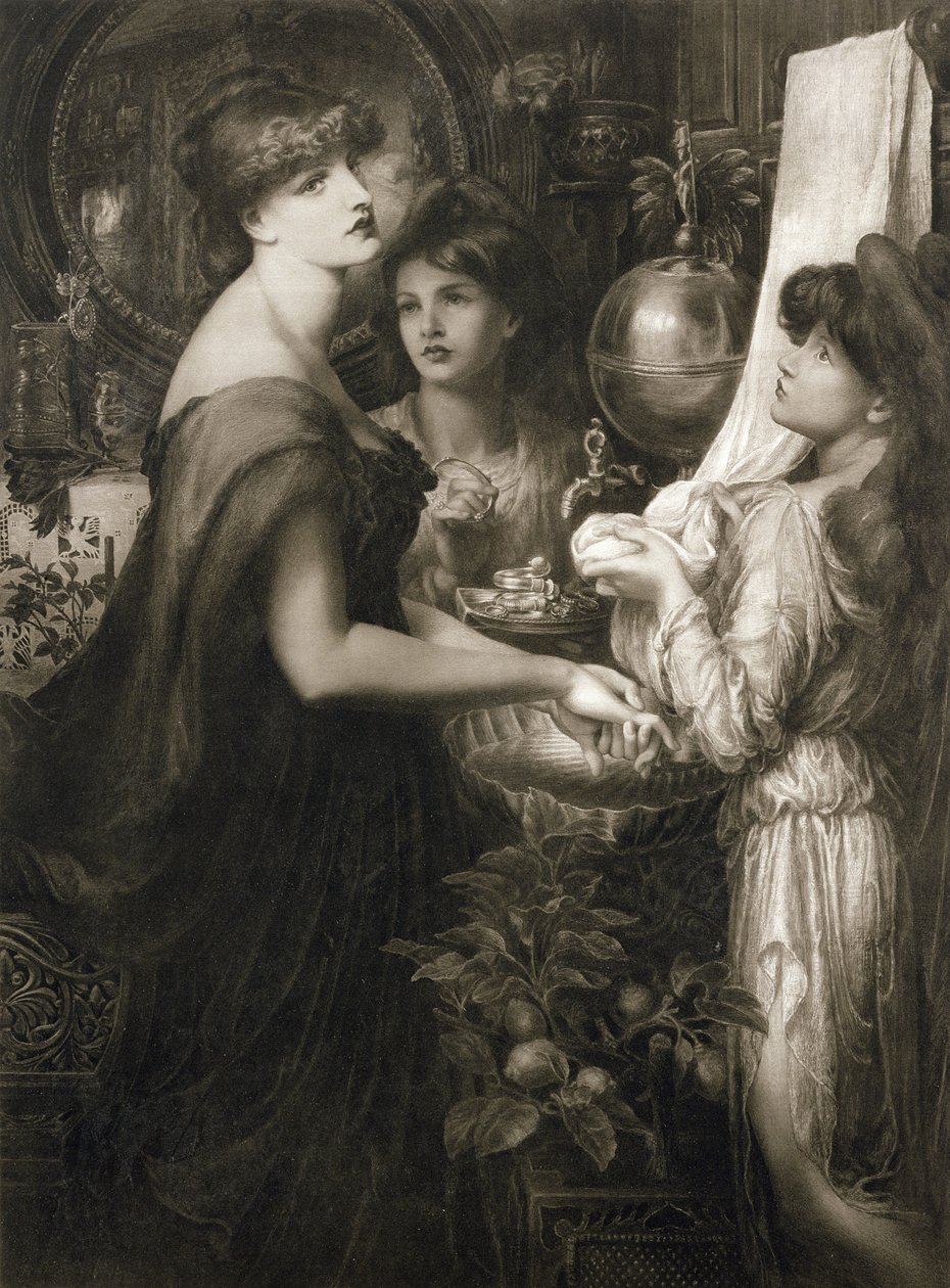 La Bella Mano、1905（グラビア）（106994を参照） 作： ダンテガブリエルチャールズロセッティ