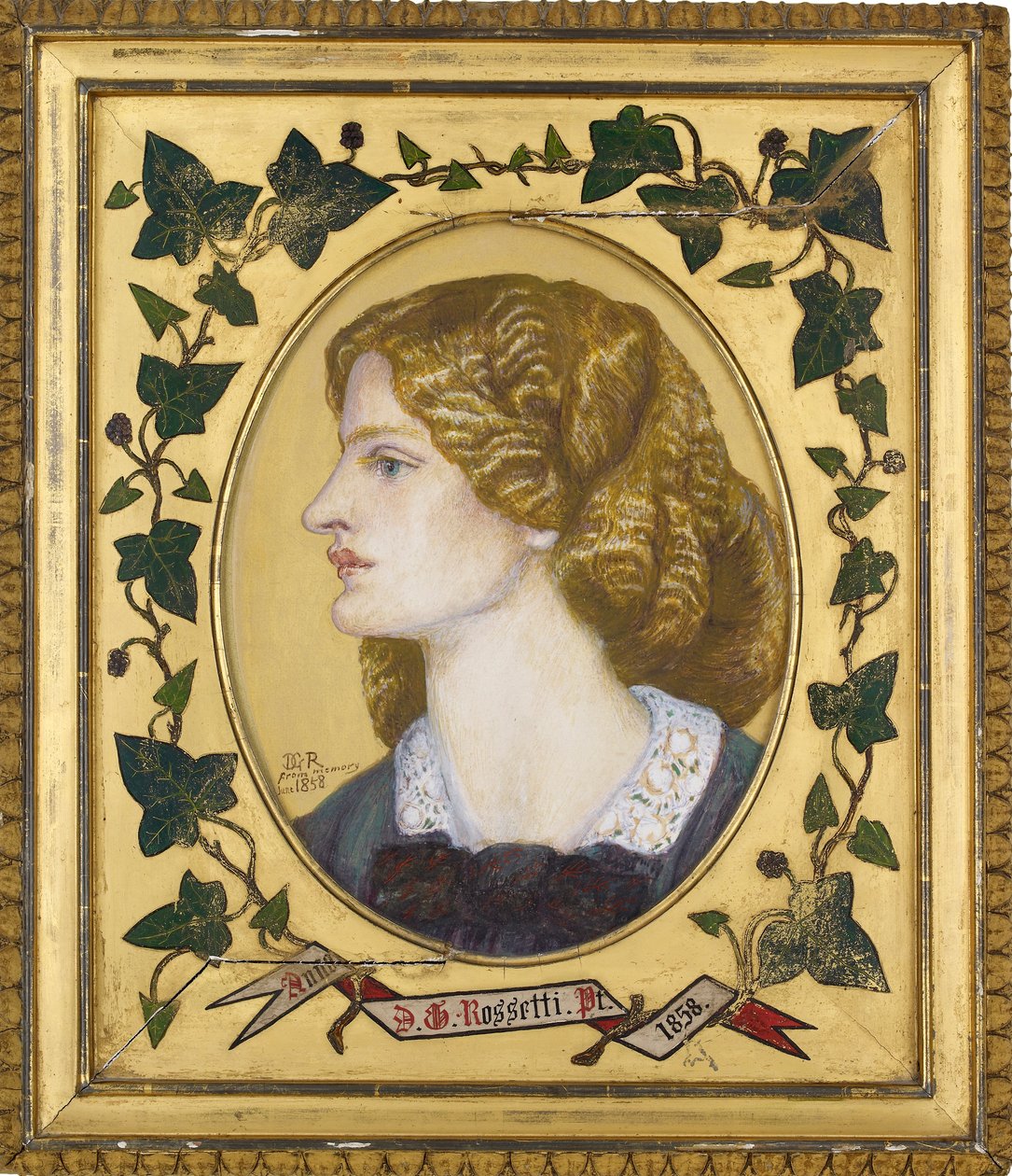 ルース・ハーバート、1858年 作： ダンテ・ゲイブリエル・ロセッティ