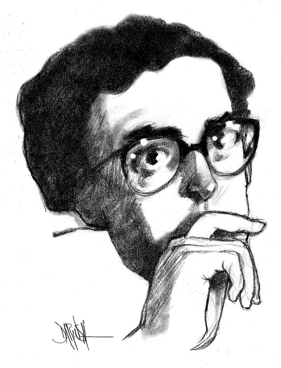 アドリアーノ・ロマルディ（デジタル色鉛筆画） 作： ダリシュ・ラドプール