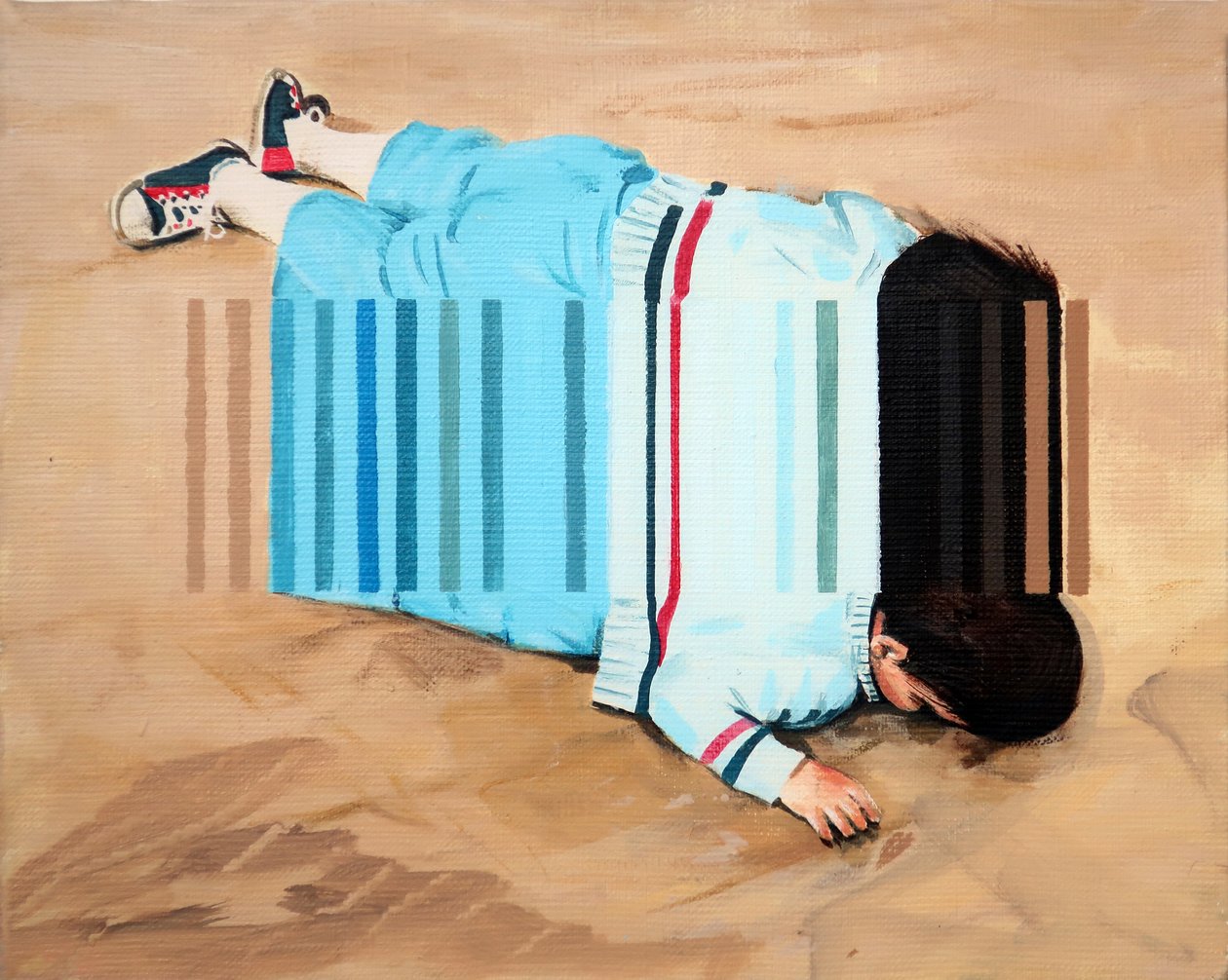 Beach, 2019（キャンバスにアクリル画） 作： ダレン・コフィールド