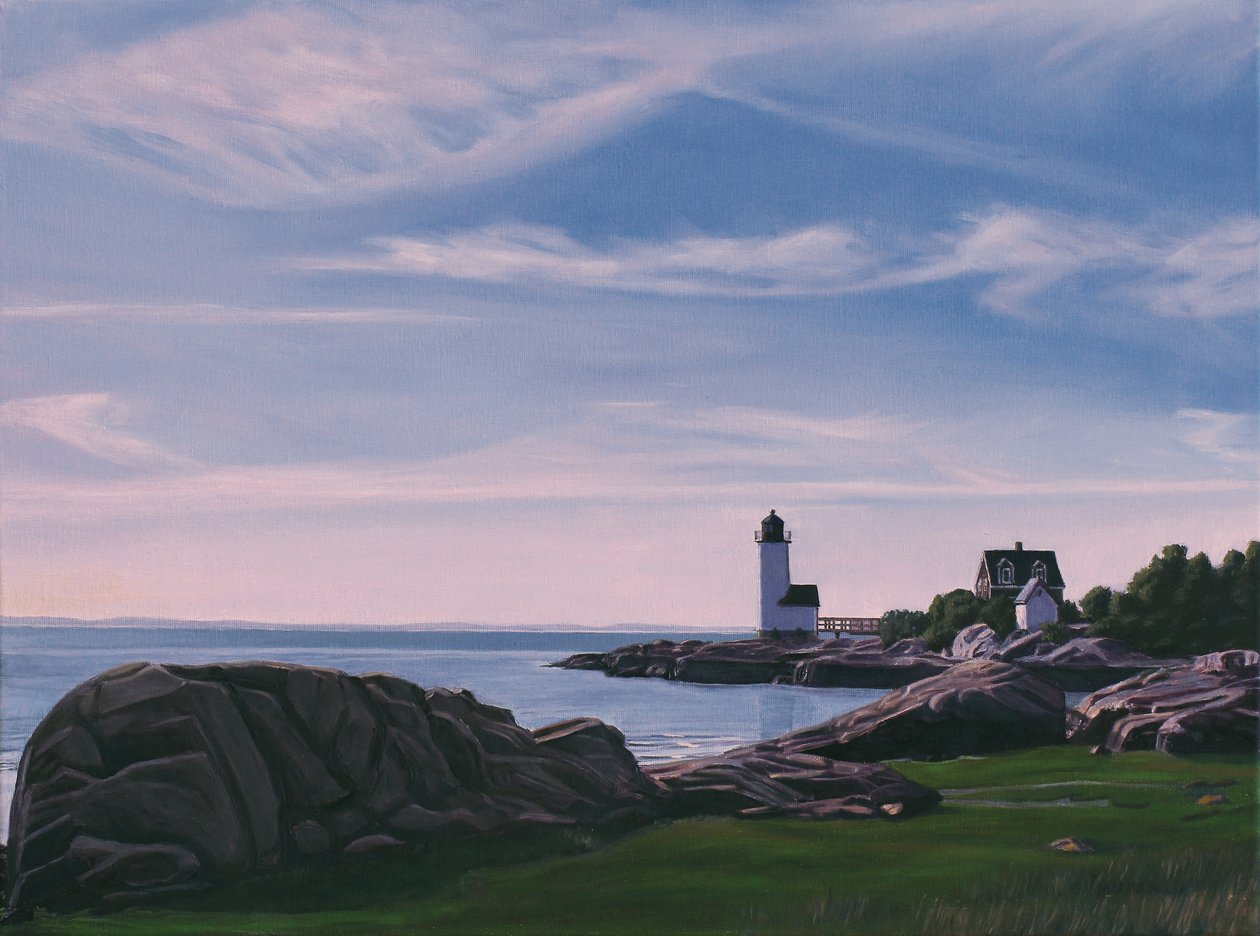 Squam Light Evening、2014年 作： デビッド・アルセノー
