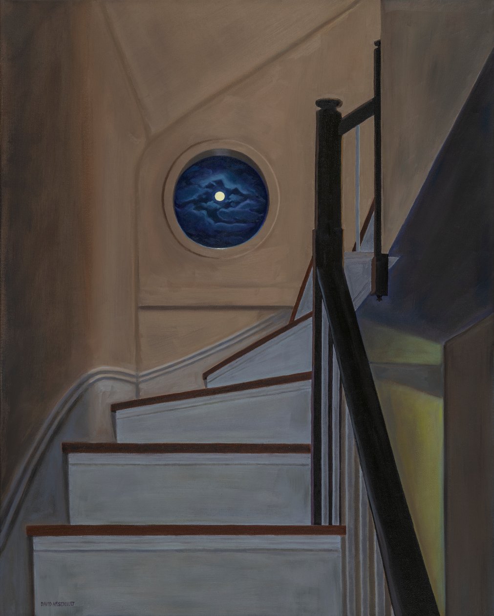 Above and Beyond, 2022（キャンバスに油彩） 作： デビッド・アルセノー