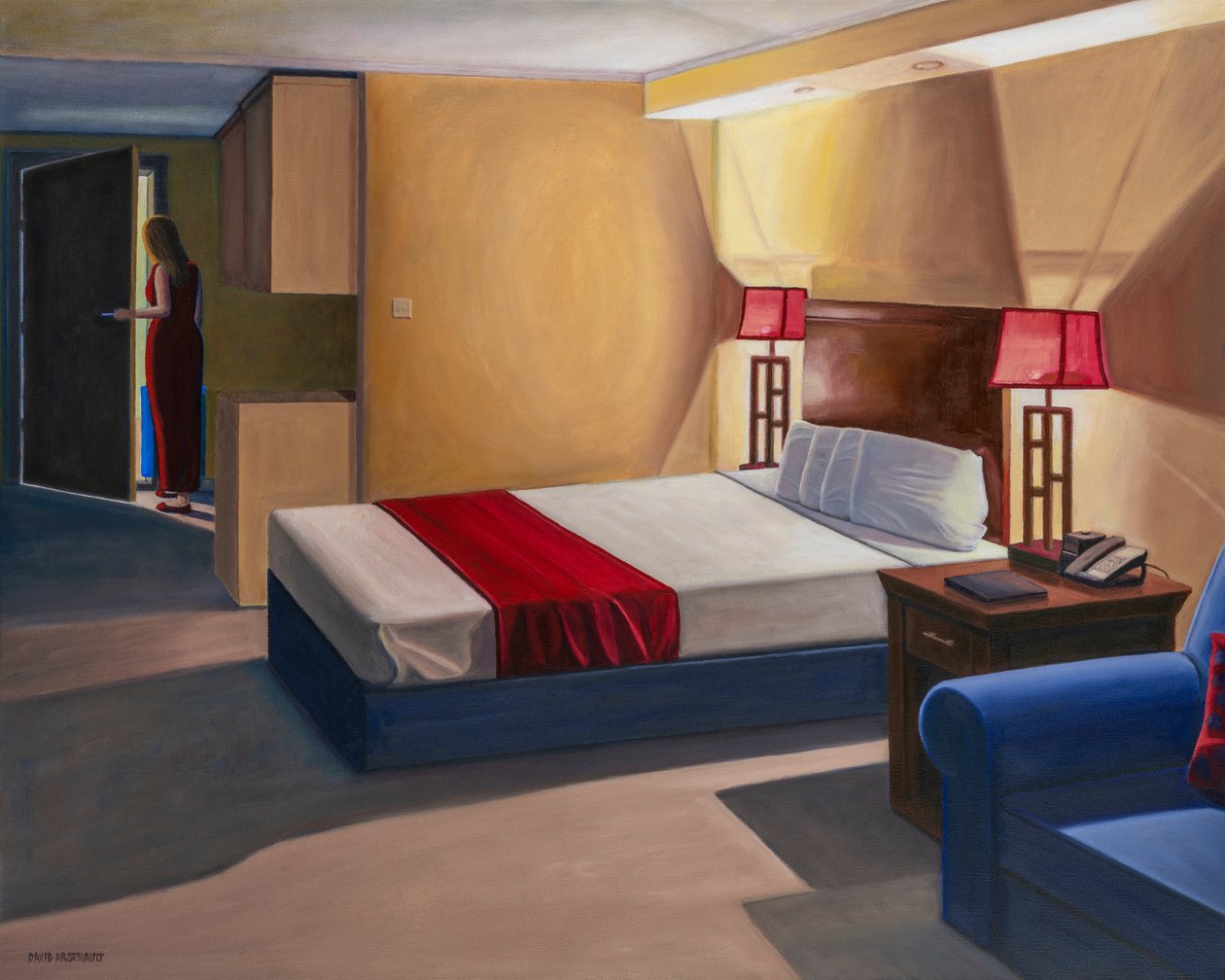 そして始まる、2021年（キャンバスに油彩） 作： デビッド・アルセノー