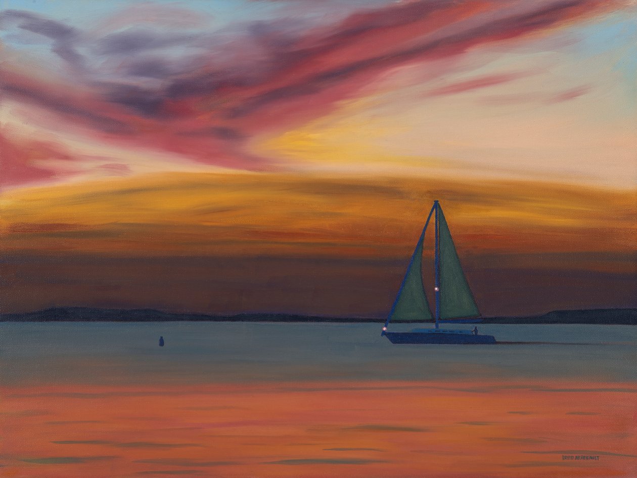 Life is But a Dream, 2023（キャンバスに油彩） 作： デビッド・アルセノー