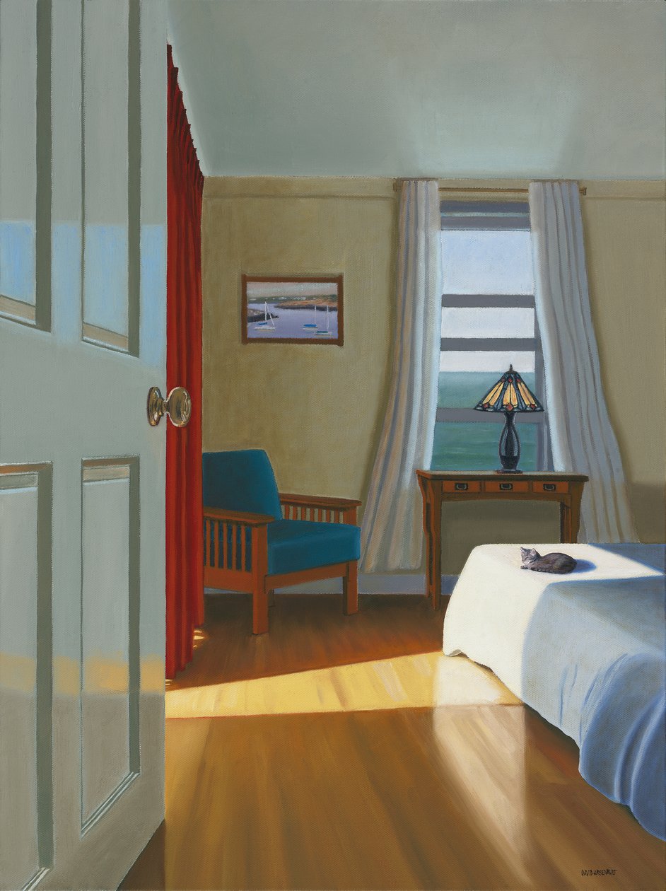 シーブリーズ、2019年（キャンバスに油彩） 作： デビッド・アルセノー