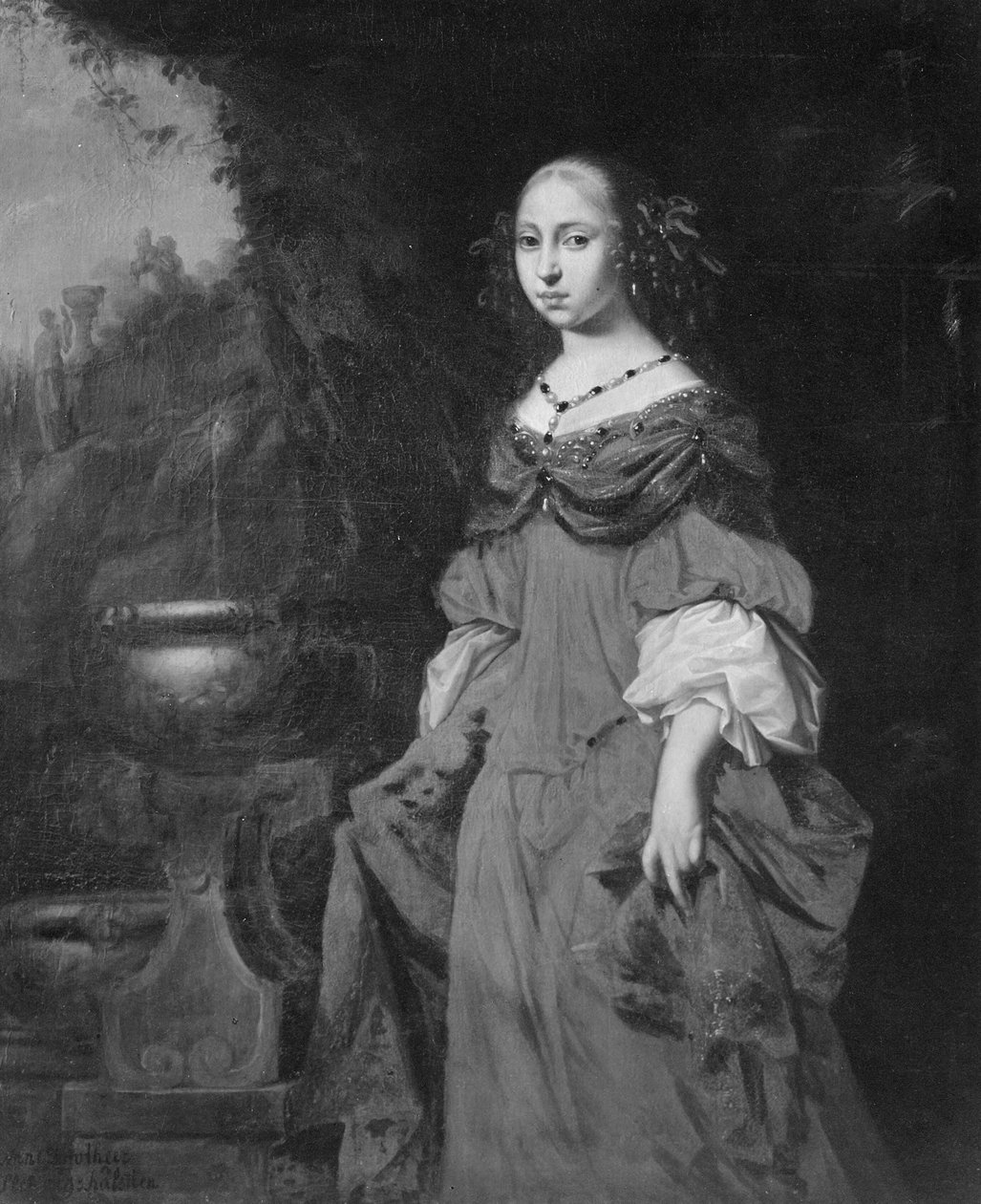 アンナ・ドロテア、1640-1713年、ホルシュタイン＝ゴットルプ公女、クヴェードリンブルク女子修道院長 作： デビッドクレッカービームオブオナー