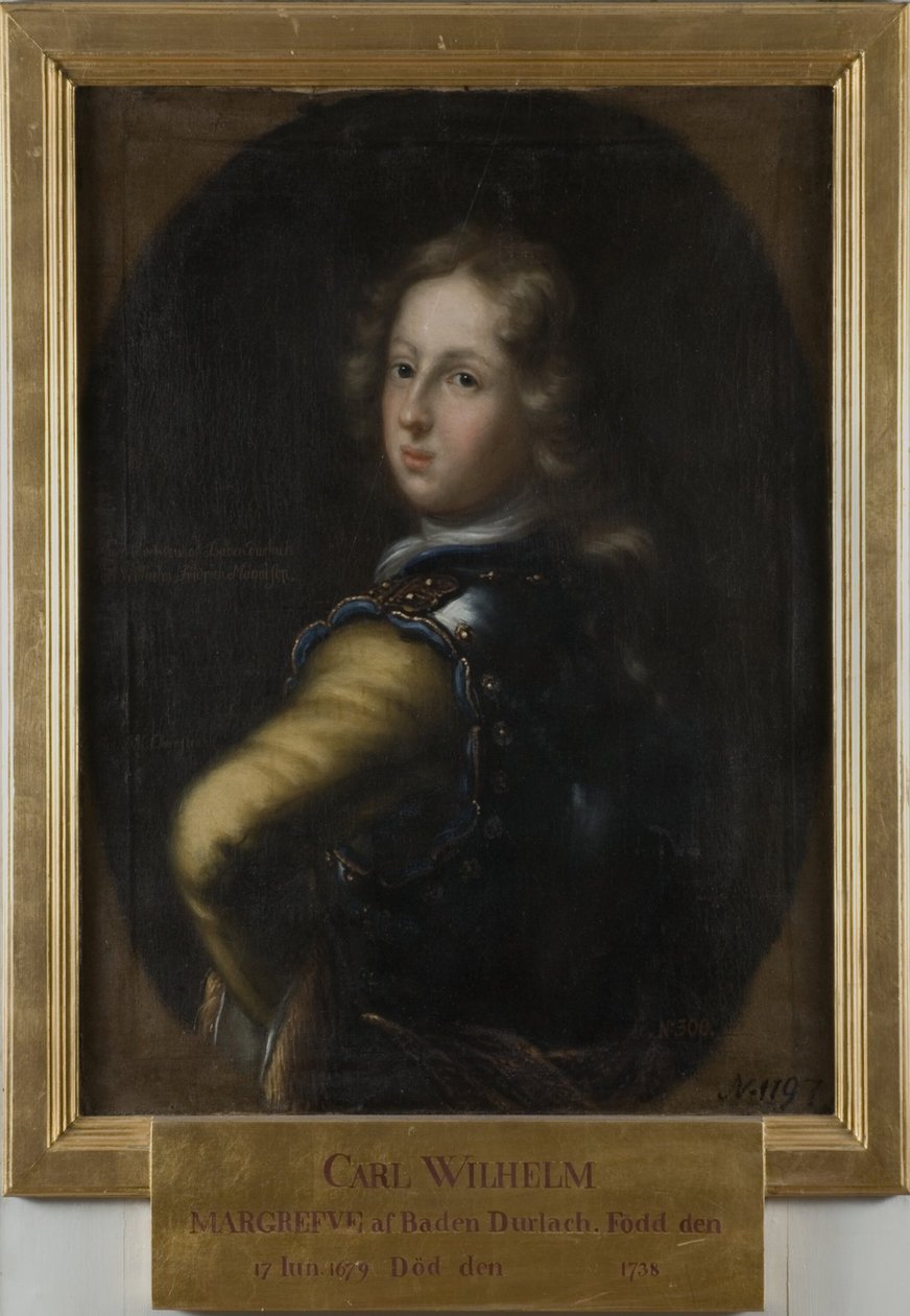 カール・ヴィルヘルム、1679-1738年、バーデン＝ドゥルラハ辺境伯 作： デビッドクレッカービームオブオナー