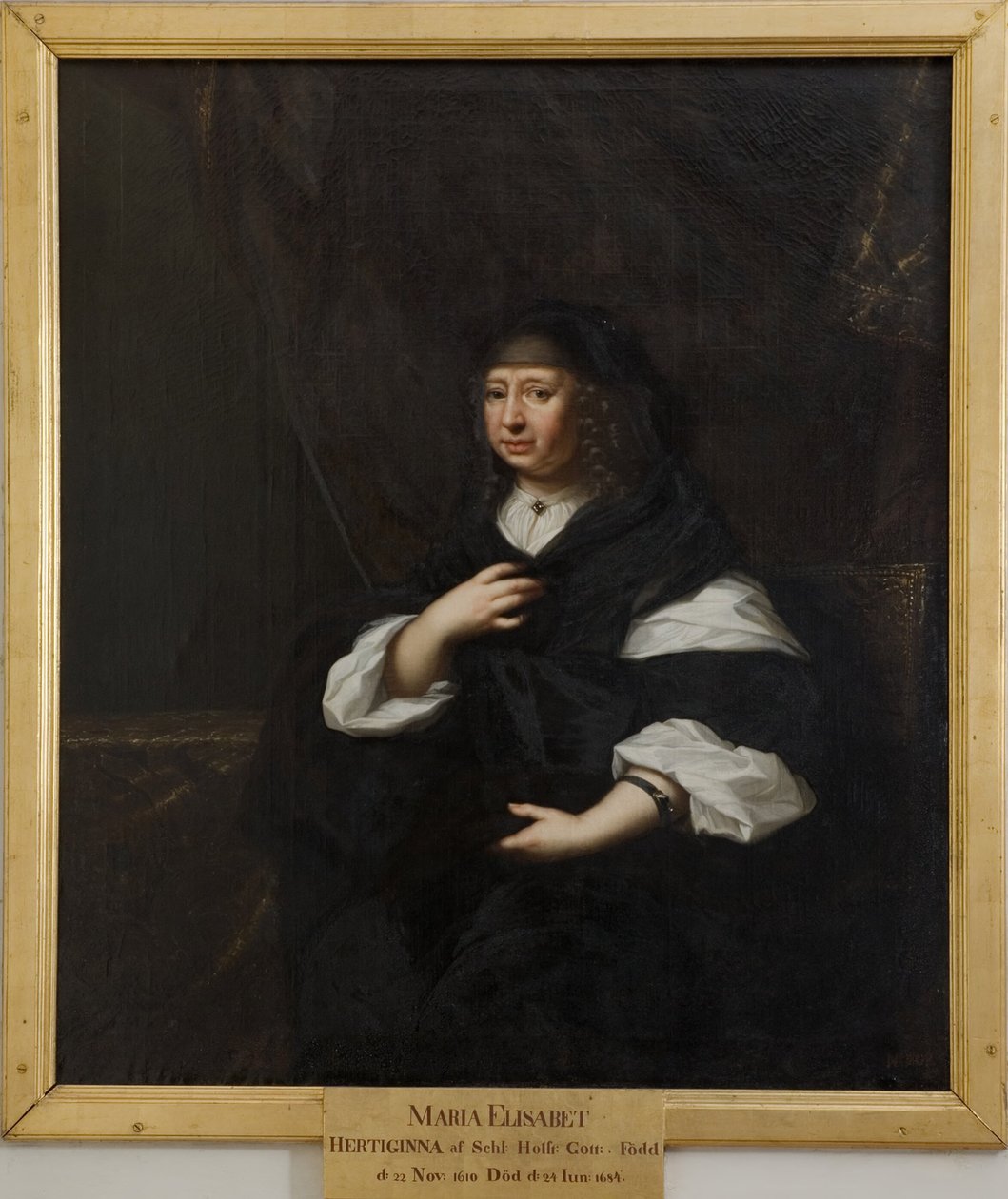 マリア・エリーザベト、1610-1684年、ザクセン公女、ホルシュタイン＝ゴットルプ公爵夫人 作： デビッドクレッカービームオブオナー