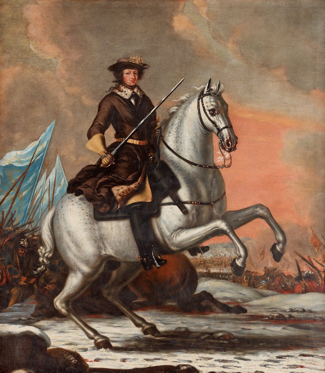 カールXI、1655-1697、スウェーデン国王 作： デビッドクレッカービームオブオナー
