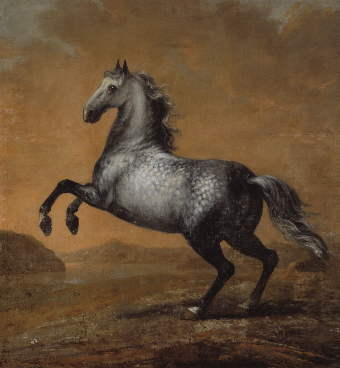 リトルイングリッシュマン、キングカールXI（1655-97）の馬 作： デビッドクレッカービームオブオナー