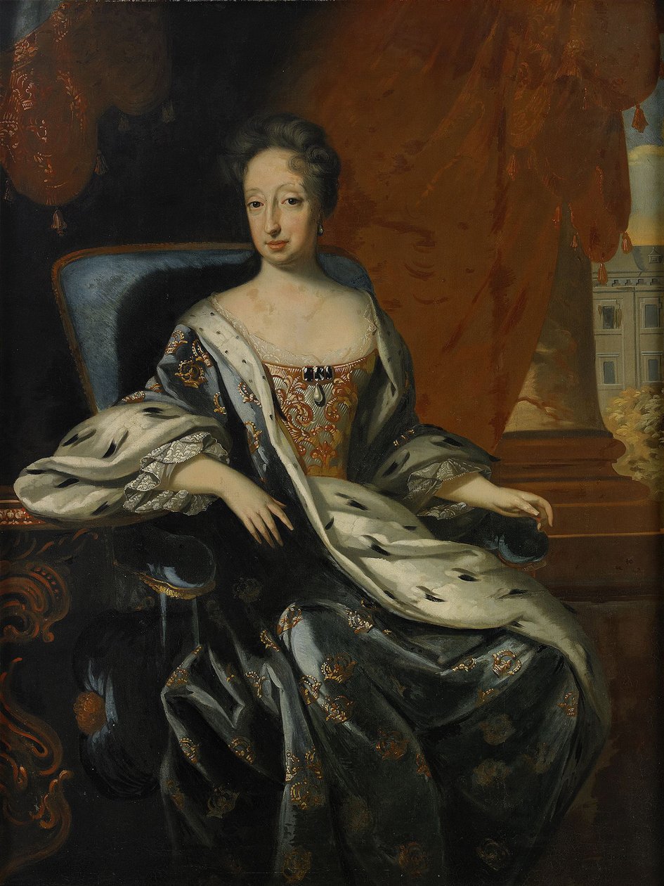 ホルシュタイン・ゴットルプのヘドヴィグ・エレオノーラの肖像 1636-1715、スウェーデンの女王 作： デビッドクラフトから