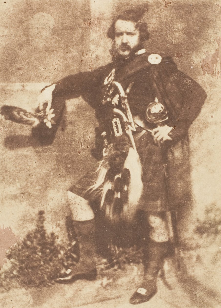 ケネス・マクレー、1843-47。 作成者: David Octavius Hill、Robert Adamson、Hill & Adamson。 作： ヒルとアダムソン