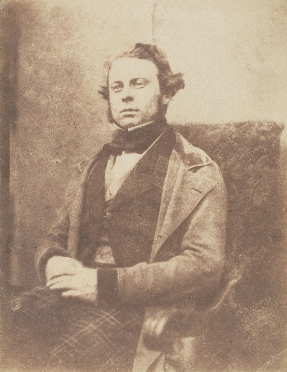 [男]、1843-47。 作成者: David Octavius Hill、Robert Adamson、Hill & Adamson。 作： ヒルとアダムソン
