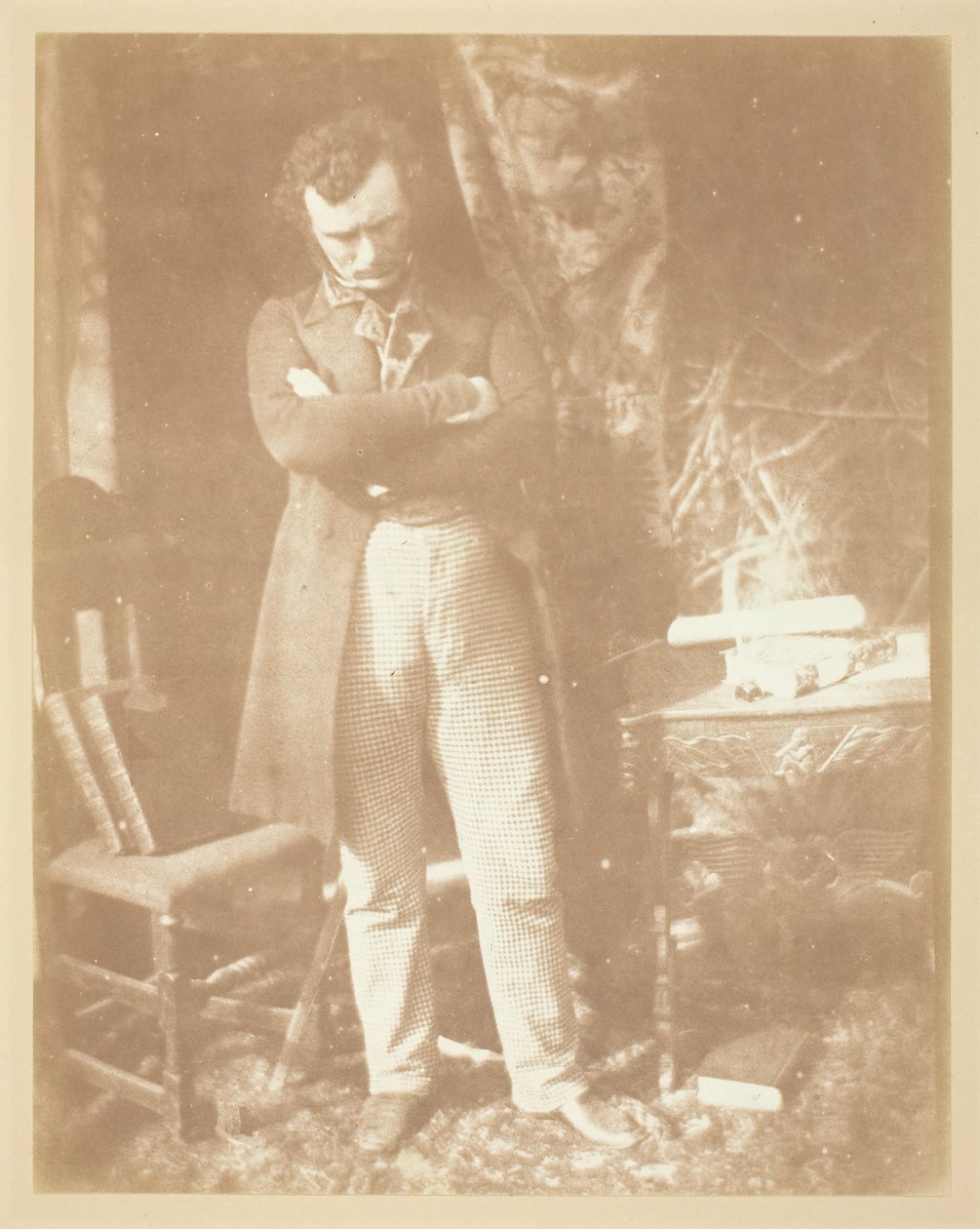 The Witness の副編集者である Robertson 氏。 184344. 作成者: David Octavius Hill、Robert Adamson、Hill & Adamson。 作： ヒルとアダムソン
