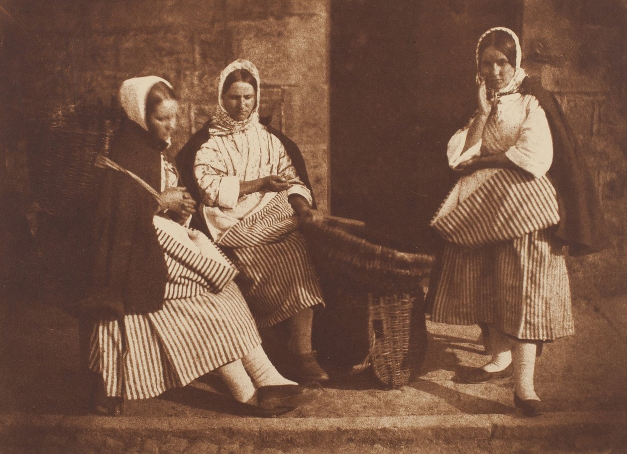 ミセス・ローガンと二人の未知の女性、ニューヘブン、184347、印刷 c. 1916. 作成者: David Octavius Hill、Robert Adamson、Hill & Adamson。 作： ヒルとアダムソン