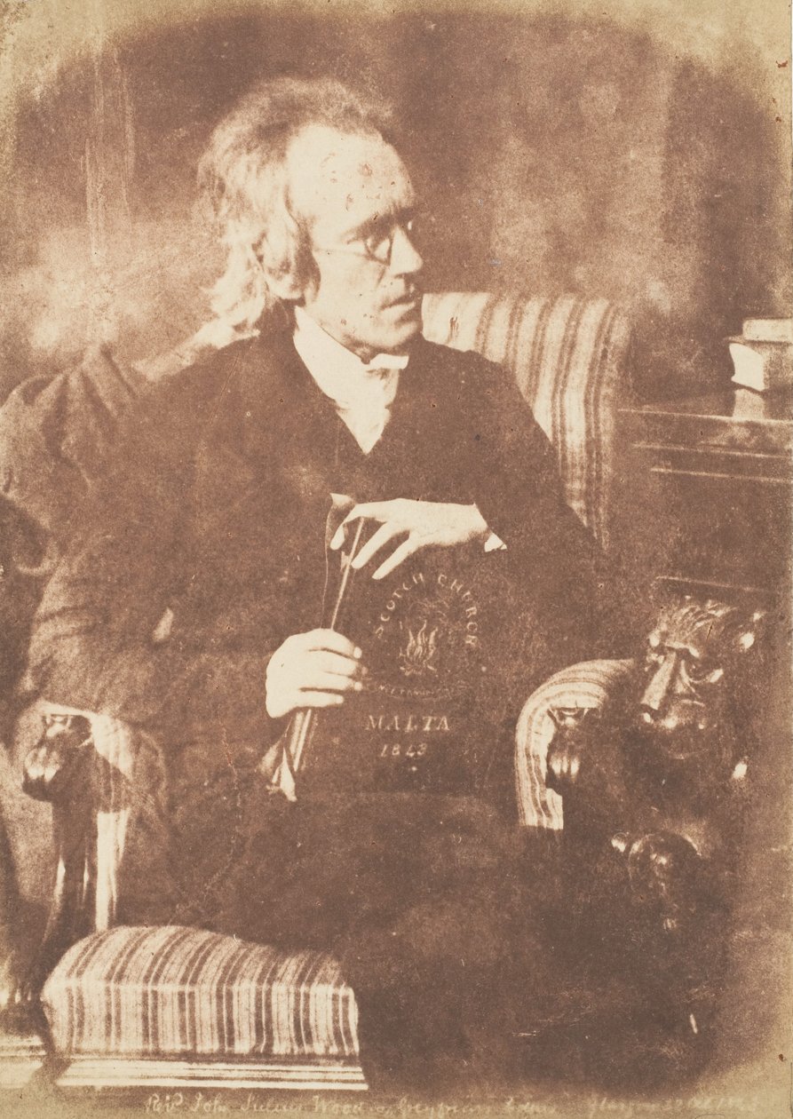 ジョン・ジュリアス・ウッド牧師、1843-47年。 作成者: David Octavius Hill、Robert Adamson、Hill & Adamson。 作： ヒルとアダムソン