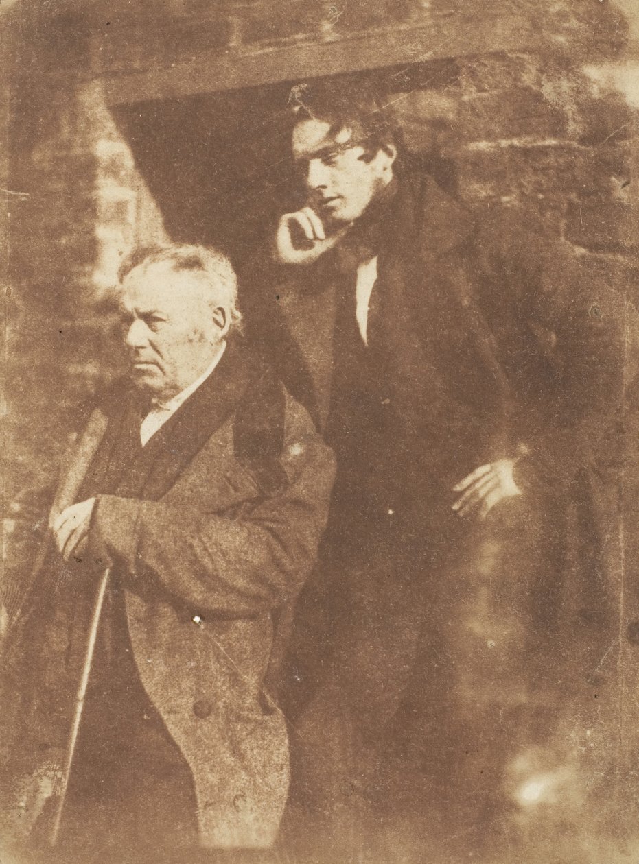 ミラー牧師とその息子 サミュエル・ミラー牧師、1843-47年。 作成者: David Octavius Hill、Robert Adamson、Hill & Adamson。 作： ヒルとアダムソン