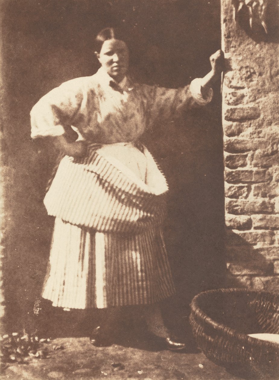 ニューヘブンの漁師、1844年。作成者: David Octavius Hill、Robert Adamson。 作： デビッドオクタウィウスヒル、ロバートアダムソン