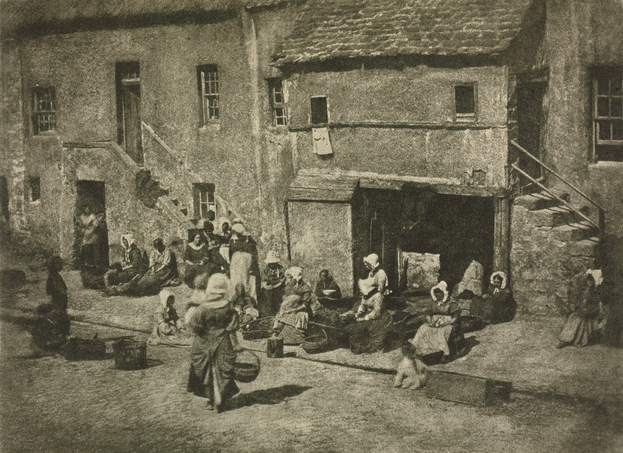 カメラワーク: ニューヘブン・フィッシャーリーズ、1909年。クリエイター: David Octavius Hill、Robert Adamson。 作： デビッドオクタウィウスヒル、ロバートアダムソン
