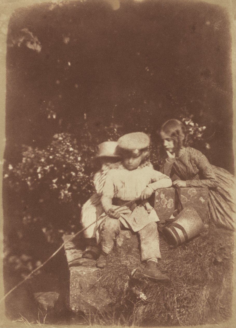 1843-1847年、ミノウプールにて（写真） 作： デビッド・オクタビウス・ヒル