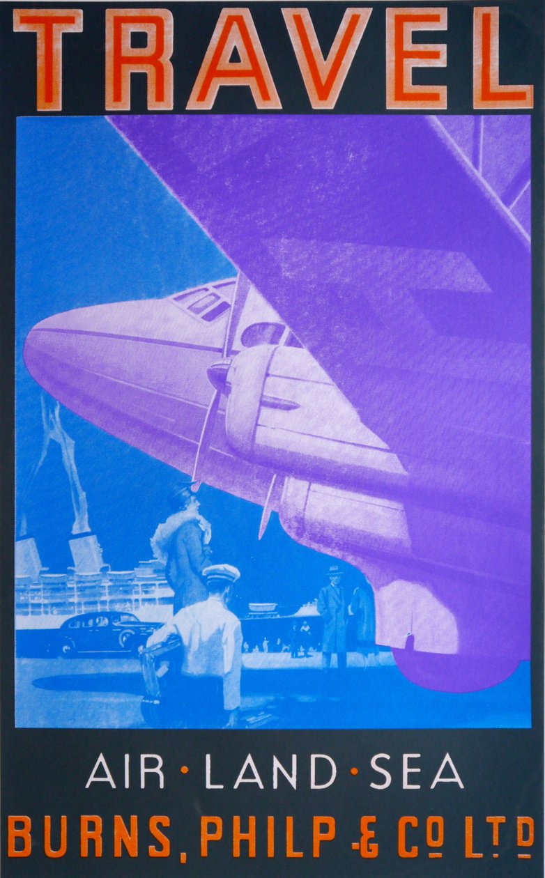 旅をする。空、陸、海（青 作： デビッド・スタッドウェル