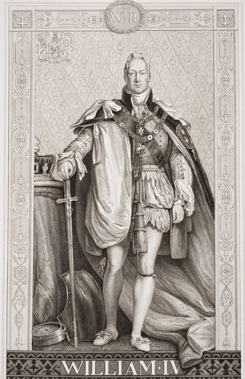 「英語とスコットランドの歴史のイラスト」第II巻のウィリアムIV（1765〜1837年） 作： デビッド・ウィルキー