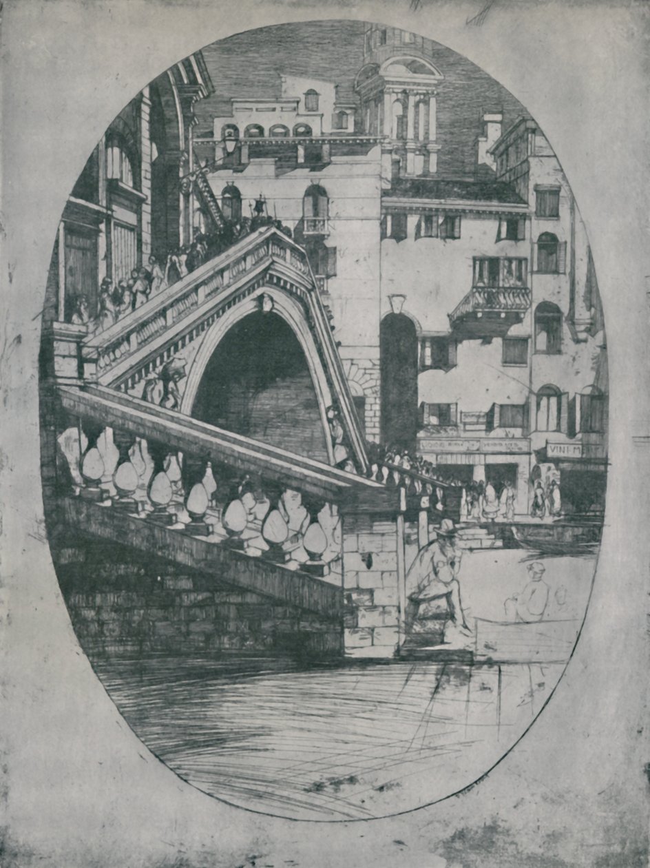 リアルト、c1900、1925。 作： デビッド・ヤング・キャメロン