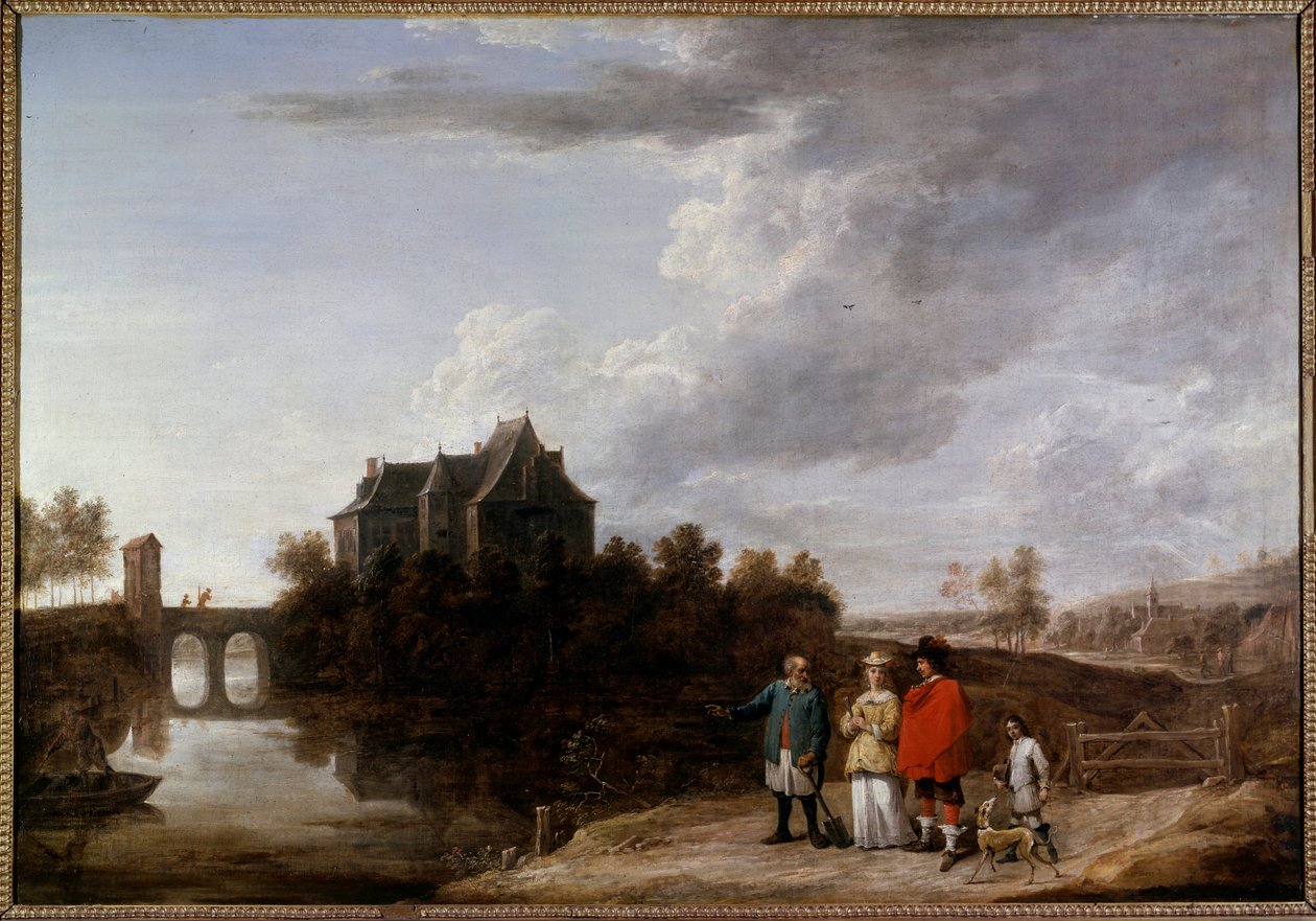 ペルクのテニアス城 ダヴィッド・テニアス2世の絵画 （1610-1690） 17世紀 作： デビッドテニアーズザヤンガー