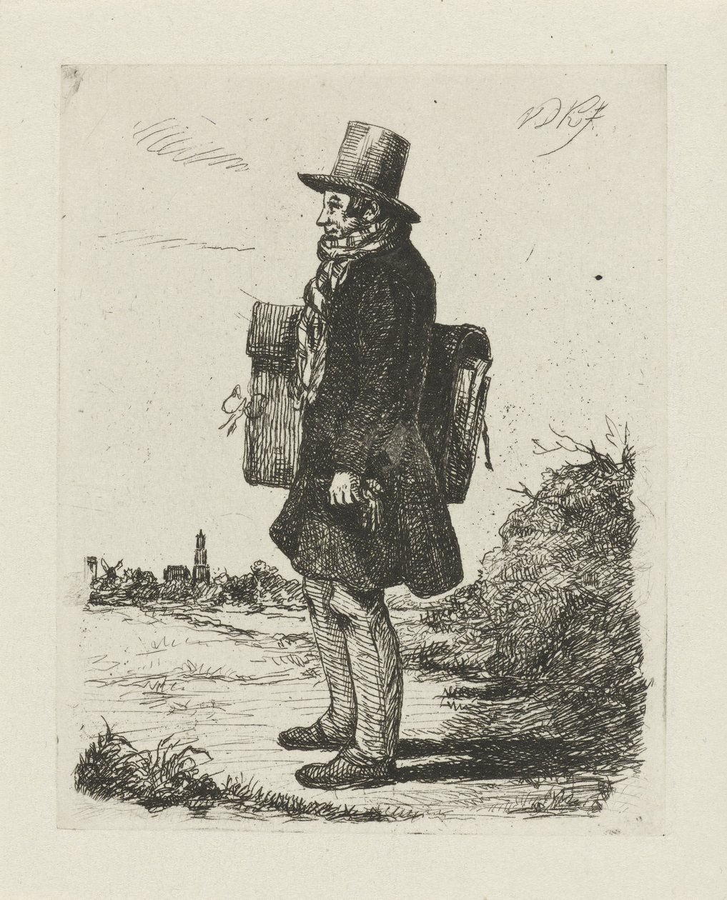 Hermanus Jan Hendrik Rijkelijkhuizenの肖像 作： デヴィッド・ファン・デル・ケレン